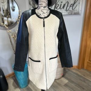 Jolt Jacket/Coat Wool Sherpa Leather